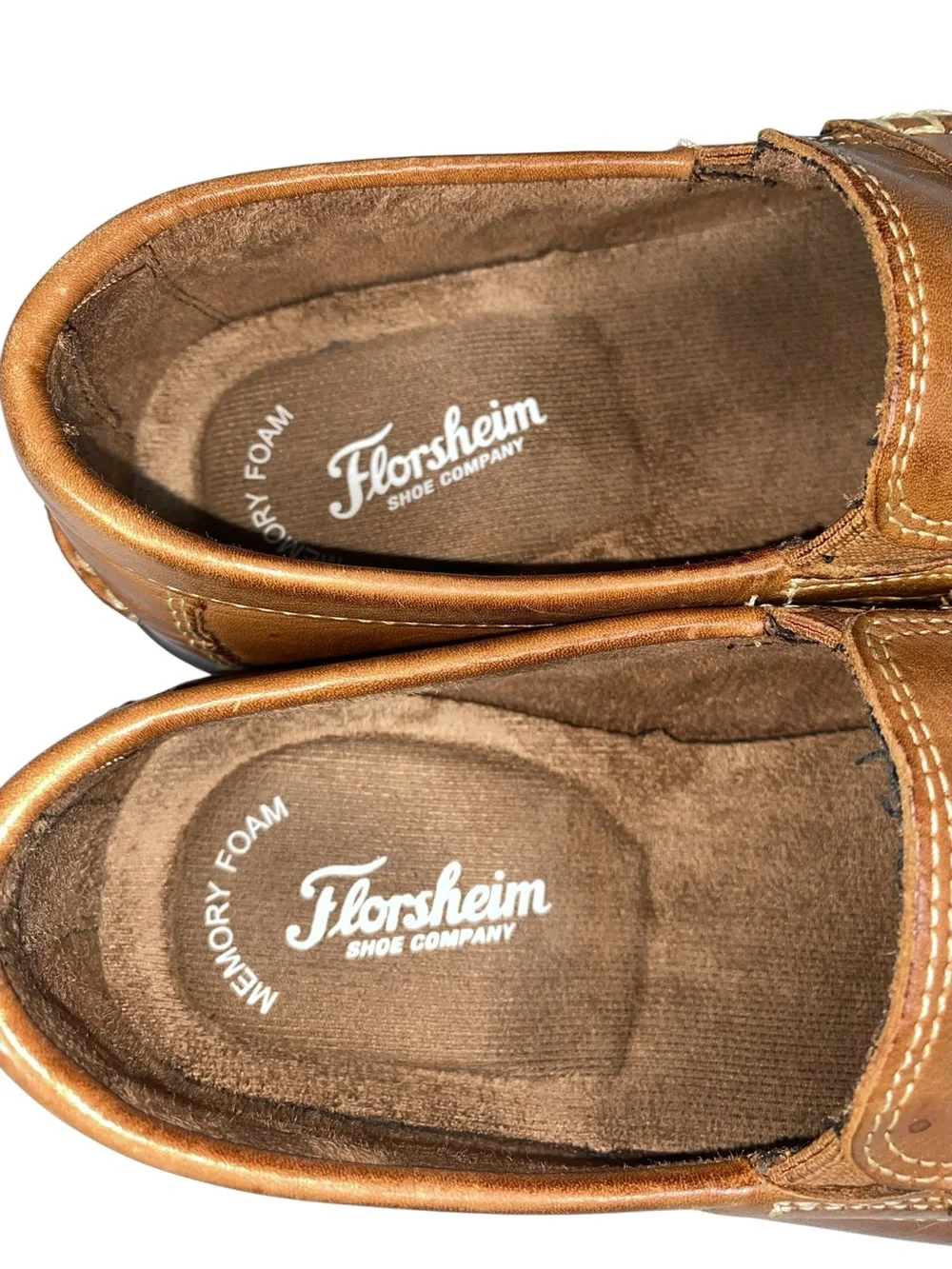 Florsheim Jasper Driver Jr. Saddle Tan Boys Size 4.5 Penny Loafer Leather